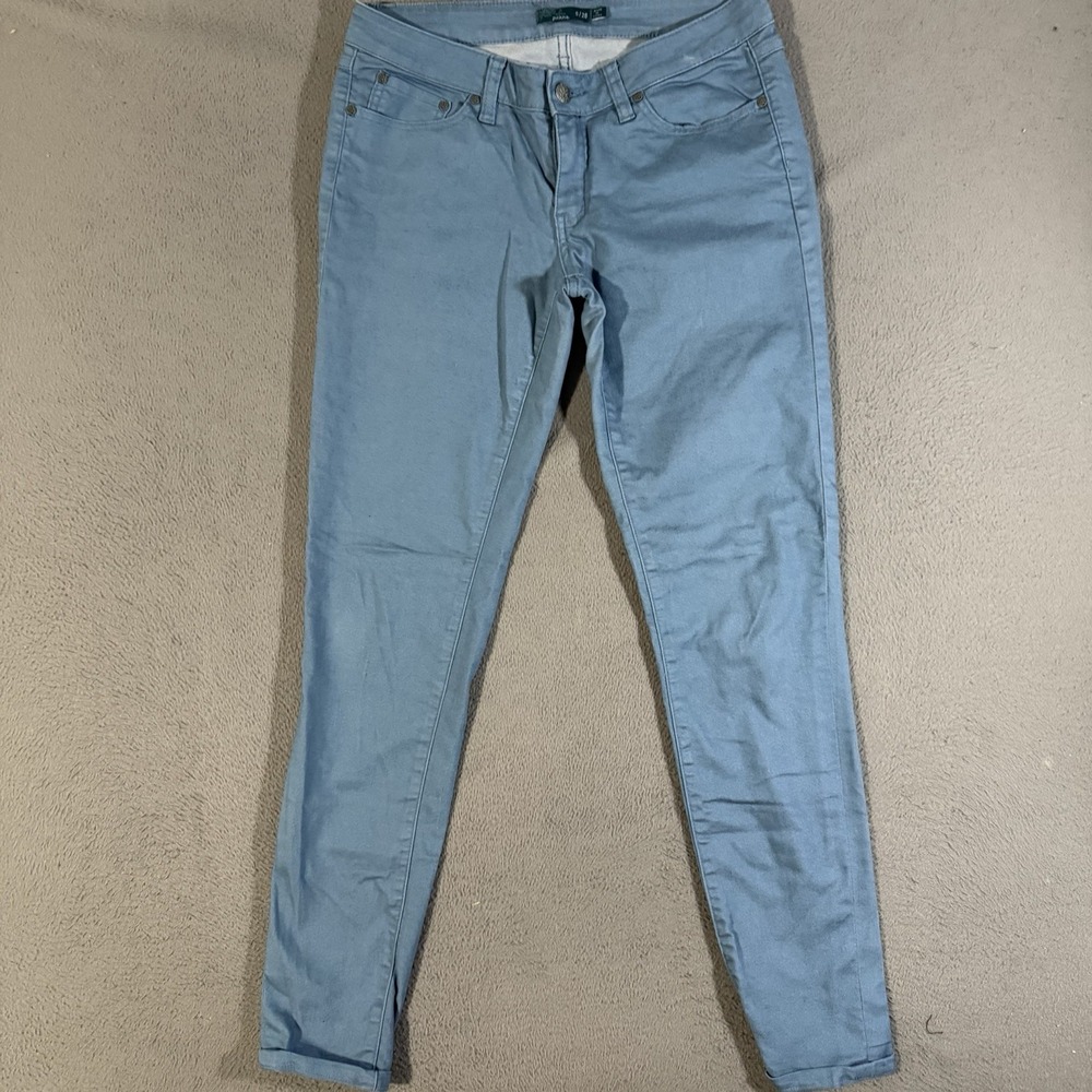 Prana Revenna Pants Skinny Straight Women's Size 6/28 31" Inseam Blue